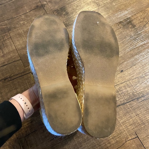 Just Fab Retro Vibes Platform Espadrille, Size 7.5 - Picture 7 of 7